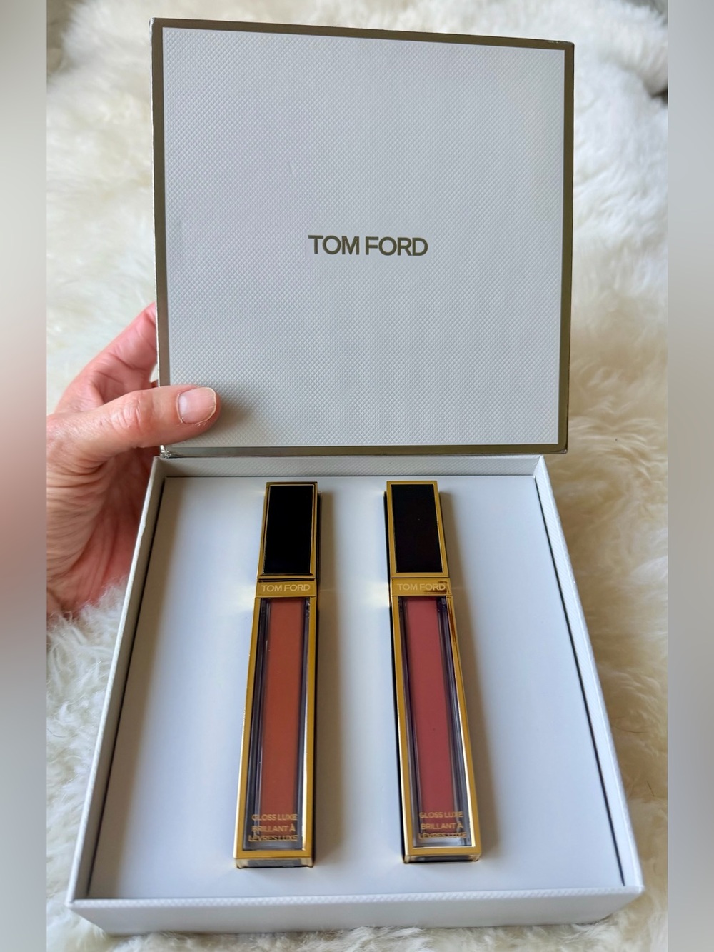 TOM FORD Lip Gloss FULL SIZE  LUXE DUO
LIP GLOSS LUXE NEW in Original Box SEALED